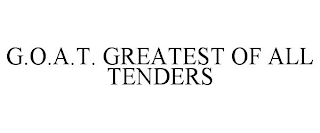 G.O.A.T. GREATEST OF ALL TENDERS