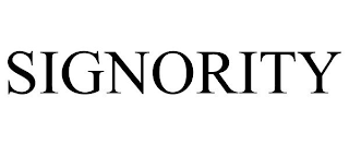 SIGNORITY