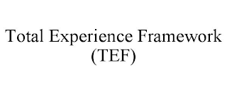 TOTAL EXPERIENCE FRAMEWORK (TEF)