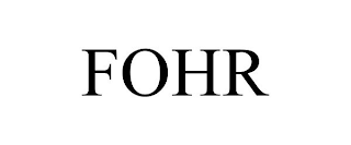 FOHR