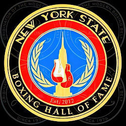 NEW YORK STATE BOXING HALL OF FAME EST. 2012 ORIGINATOR OF THE MODERN BELT CIRCA 1976
