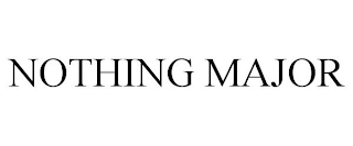NOTHING MAJOR