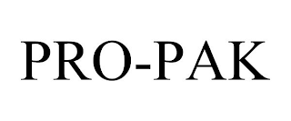 PRO-PAK