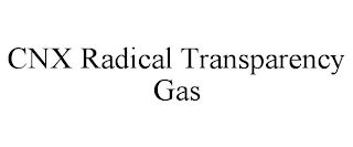 CNX RADICAL TRANSPARENCY GAS