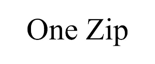 ONE ZIP
