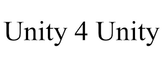 UNITY 4 UNITY