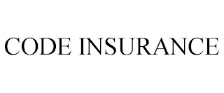 CODE INSURANCE