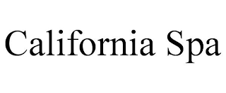 CALIFORNIA SPA
