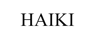 HAIKI