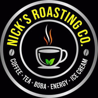 NICK'S ROASTING CO. COFFEE TEA BOBA ENERGY ICE CREAM