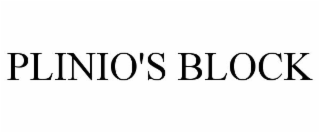 PLINIO'S BLOCK