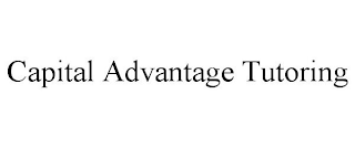 CAPITAL ADVANTAGE TUTORING