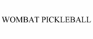 WOMBAT PICKLEBALL