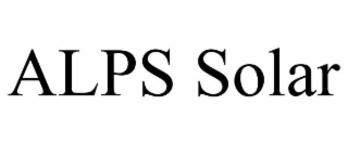 ALPS SOLAR