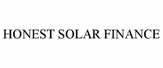HONEST SOLAR FINANCE
