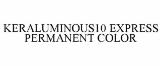 KERALUMINOUS10 EXPRESS PERMANENT COLOR