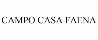 CAMPO CASA FAENA
