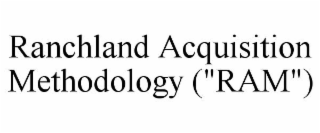 RANCHLAND ACQUISITION METHODOLOGY ("RAM")