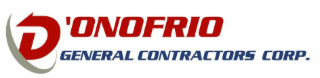 D'ONOFRIO GENERAL CONTRACTORS CORP.