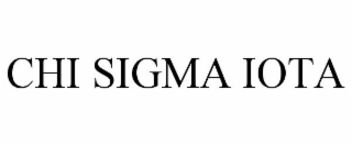 CHI SIGMA IOTA