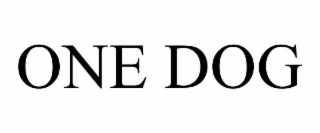 ONE DOG