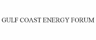 GULF COAST ENERGY FORUM