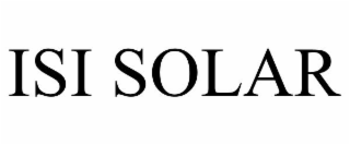 ISI SOLAR