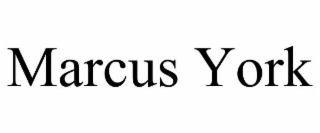 MARCUS YORK