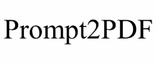 PROMPT2PDF