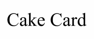 CAKE CARD