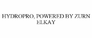 HYDROPRO, POWERED BY ZURN ELKAY