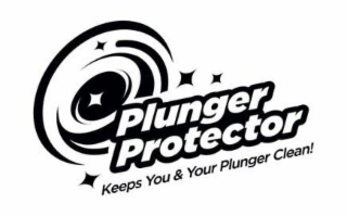 PLUNGER PROTECTOR KEEPS YOU & YOUR PLUNGER CLEAN!