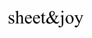 SHEET&JOY