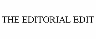 THE EDITORIAL EDIT