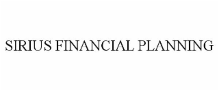 SIRIUS FINANCIAL PLANNING