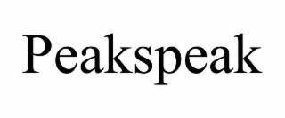 PEAKSPEAK