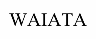 WAIATA