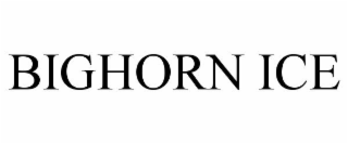 BIGHORN ICE