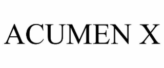 ACUMEN X