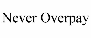 NEVER OVERPAY