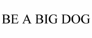 BE A BIG DOG