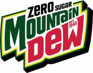 ZERO SUGAR MOUNTAIN DEW EST. 1948