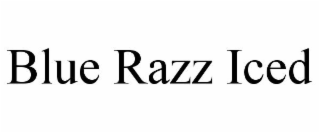 BLUE RAZZ ICED