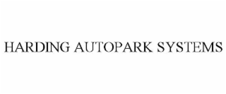 HARDING AUTOPARK SYSTEMS