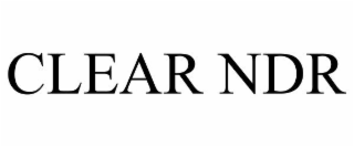 CLEAR NDR