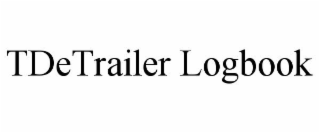 TDETRAILER LOGBOOK
