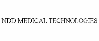 NDD MEDICAL TECHNOLOGIES