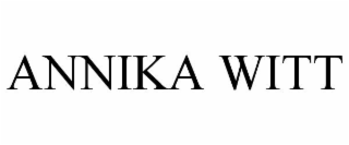 ANNIKA WITT
