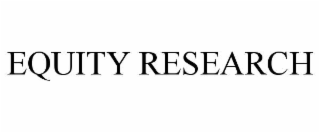 EQUITY RESEARCH