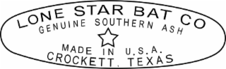 LONE STAR BAT CO GENUINE SOUTHERN ASH MADE IN U.S.A. CROCKETT, TEXAS
